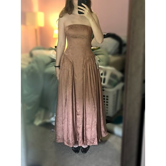 Azazie Milla Rosewood Maxi Dress, NWT (Size 4) - Picture 2 of 8